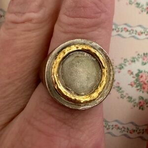 Adina Reyter Sterling Silver Vermeil Ring Size 6 EUC